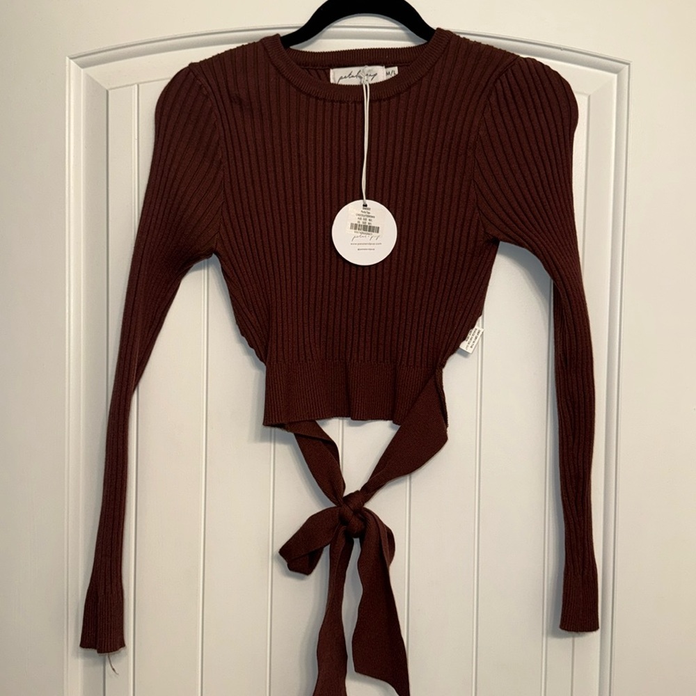 Petal and Pup USA TOPS Porto Top - Chocolate Brown1
Porto Top - Chocolate